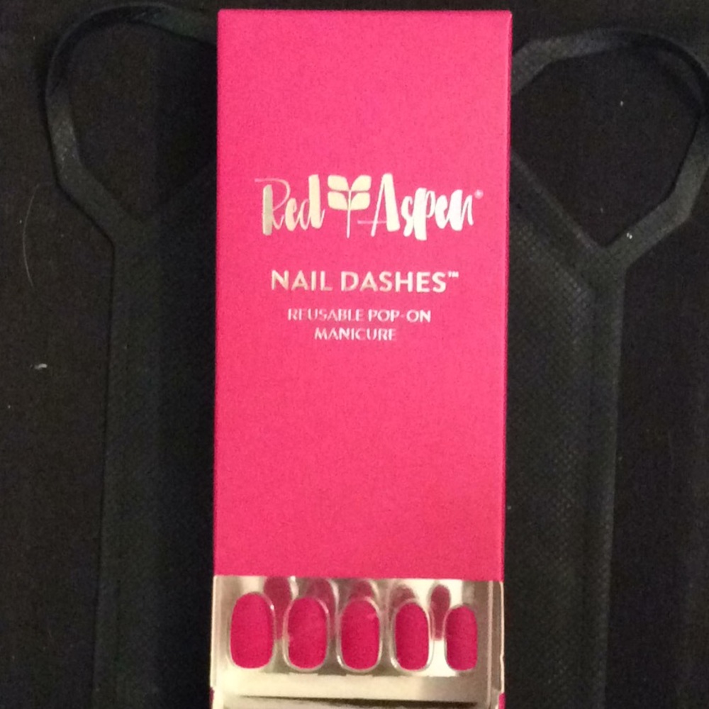 Red Aspen Kristen Won the Orchid Crown nail dashes